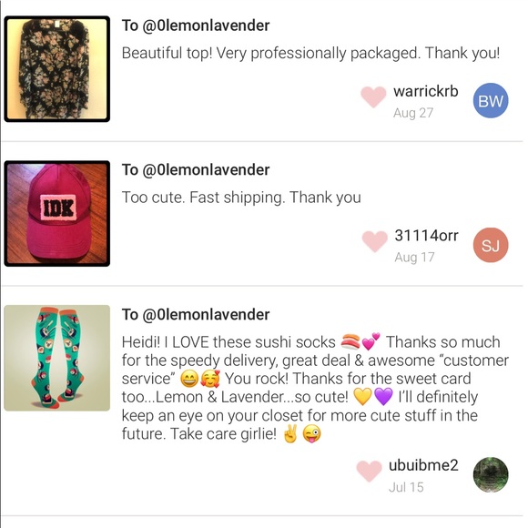 🤩Shop with confidence🤩with Lemon & Lavender!🍋💜 - Picture 3 of 10